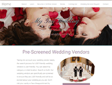 Tablet Screenshot of my-gay-wedding.com